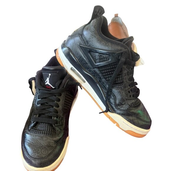 Nike Jordan 4 Retro Laser, 30th Anniversary 2019, Y7 - Picture 1 of 13